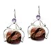Sterling Silver Amethyst & Jasper Aero Earrings by Suz Andreasen