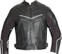 MOTORCYCLE JACKET RACING LEATHER CE ARMOR HUMP Black