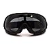 New Retro Cafe Racer Style Narrow Shatter Proof Anti Fog Lens Goggle Matte Black