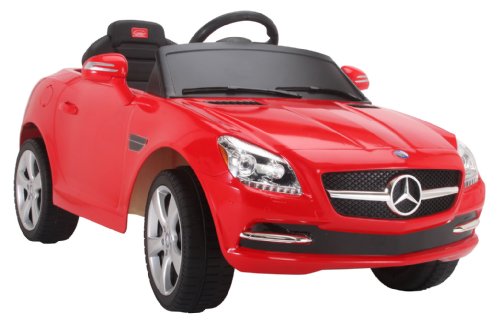 ベンツ 子供用RC電動車[カギx2/MP3ケーブル/ラジオコントローラー付属]　レッド