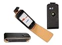 Case Nokia 5800: Ledertasche für Nokia Smartphone Nokia 5800 XpressMusic. Beste Tasche für das Musik Nokia 5800 X-press. Tasche schützt vor Schmutz, Kratzern und Stößen.
