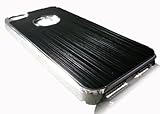 iPhone5 アルミハードケース 削り出し風 ヘアーライン加工 アップルロゴがそのまま見える！[ブラック]