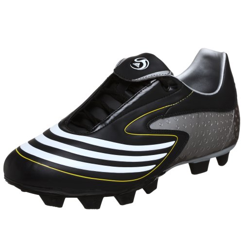 adidas Men's F10.8 TRX FG Soccer Shoe,Black/White/Lemonpeel,13 M