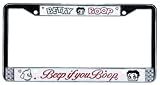 Betty Boop Metal Plate Frame "Beep if you Boop"