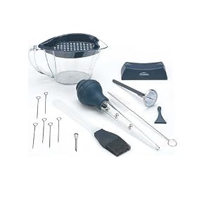 Click here to buy 15 Pc Basting Accessories Set by Trudeau.
