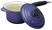 Le Creuset Enameled Cast-Iron 1-1 4-Quart Precision Pour Saucepan with Cover, Cobalt Blue