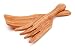 Berard French Olive Wood Crafted Wide Design Salad or Spaghetti Server Set