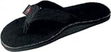 Rainbow Sandals Ladies Single Arch wide Strap Eco Sandals - Black Medium