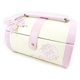 Coffret Bijoux "Pr&eacute; Fleury" Ivoire Rose