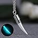 OVERMAL Women Glow In Dark Locket Hollow Pendant Luminous Necklace