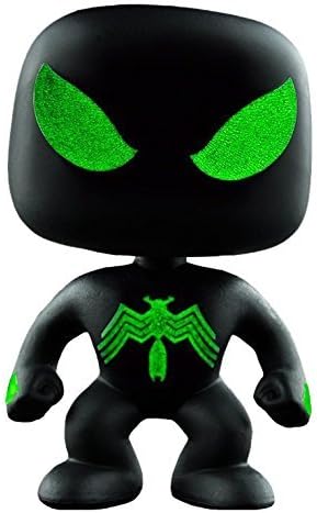 GITD 7011 POP! Bobble Marvel Black Suit Spider-Man Toy by GITD