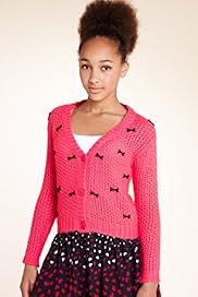 Girls Limited Bow Knitted Cardigan