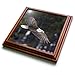 3dRose Danita Delimont - Eagles - Bald Eagle, winter flight - 8x8 Trivet with 6x6 ceramic tile (trv_315236_1)