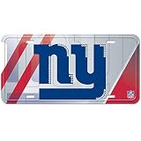 New York Giants License Plate: Aluminum Street Flair License Plate