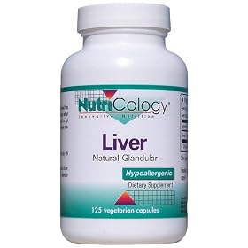 Allergy Research (Nutricology) - Liver Organic Glandular, 125 capsules by Allergy Research