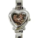 Limited Edition Violano Italian Charm Heart Watch Bear Party