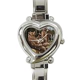 Limited Edition Violano Italian Charm Heart Watch Bear Party