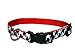 Xsmall Black/White Houndstooth Dog Collar: 1/2