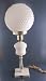 Gone With the Wind Milk Glass Hobnail Table Lamp