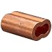 Copper MCC188 Crimping Loop Sleeve for 3/16" Diameter Wire Rope and Cable, (Pack of 10)