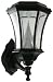 Gamasonic GS-94B Wall Mounted Victorian Solar LED Lamp Post, Black