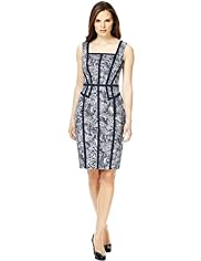 Cotton Rich Floral Shift Dress