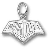 Purdue University Cow Catcher 5/16 Pendant (Silver)