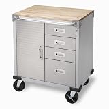 Stainless Steel Rolling Garage Storage Cabinet
