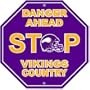 NFL Minnesota Vikings Stop Sign