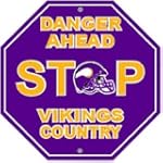SAVE $1.04 - Minnesota Vikings Stop Sign $6.95
