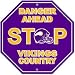 Minnesota Vikings Stop Sign