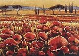 Produkt-Bild: Mauro Cellini, Country of my Heart , 50x70cm, Hochwertiger Kunstdruck - Italien - Toskana