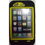 Iphone 3G & 3GS Defender Style Case (Black/Yellow) Only By SportyGigabite