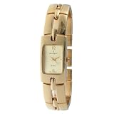 Peugeot Womens 764G Gold-Tone Bracelet Watch