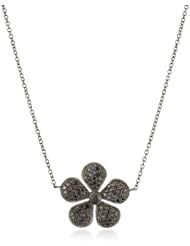 Colette Steckel "Galaxia" 18k Gold Medium Black Colette Flower Necklace