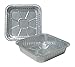 Durable Packaging 1100-30 Disposable Aluminum Square Cake Pan, 8