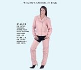 Women's Apparel In Pink - Pink Leather Braided Chaps
