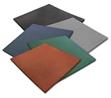 Rubber-Cal Eco-Sport Interlocking Recycled Rubber Floor Tile - 1'' x 2ft x 2ft - 6 pins included