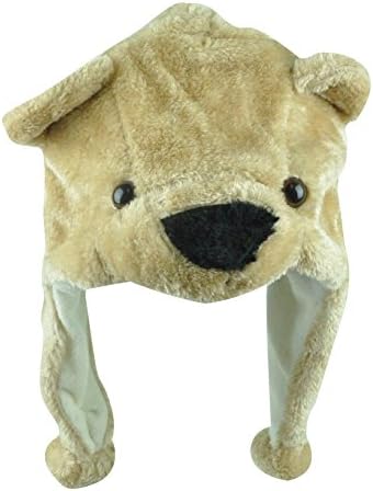 Bear Animal Peruvian Hats Faux Fur Plush Laplander Beanie Youth Fleece Knit