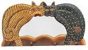 All Natural Handmade Mirror - Cat Design