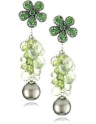 Colette Steckel "Flores" 18k Gold Flower Detachable Cluster Earrings