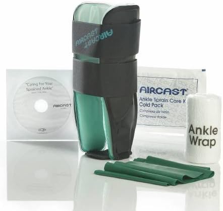 Ankle Sprain Management Kit Air-Stirrup Universe Includes: Air-Stirrup* Universe* Ankle Brace, Ankle Wrap, Cold Pack, Exercise Band, Instructional DVD and Booklet - 1 Each