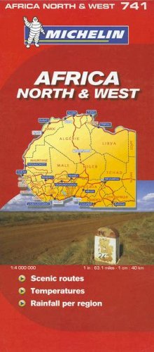 City Travel Guides Discounted  Used : Africa North & West/Afrique Nord Et Ouest (Michelin Maps)