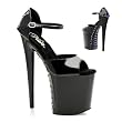 8 Inch Heel Sexy Shoes High Platform Shoes Corset Dorsay Shoes Purple