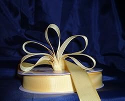 Grosgrain Ribbon 7/8" - 50 Yards (150 FT) - Yellow - Sewing - Craft - Wedding Favors