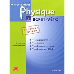 Physique 2e ann�e BCPST-V�to