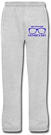 LQYG Father's Day Men's Workout Sweaterpant Custom Pants Ash M