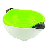 Tovolo Soak N' Strain Colander, 5 quart, Spring Green