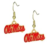 Ole Miss - Mississippi Rebels - NCAA Team Logo Dangler Earrings