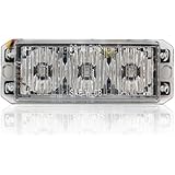 Abrams Eclipse T3 Led Grille Emergency Vehicle Warning Strobe Lights (White)